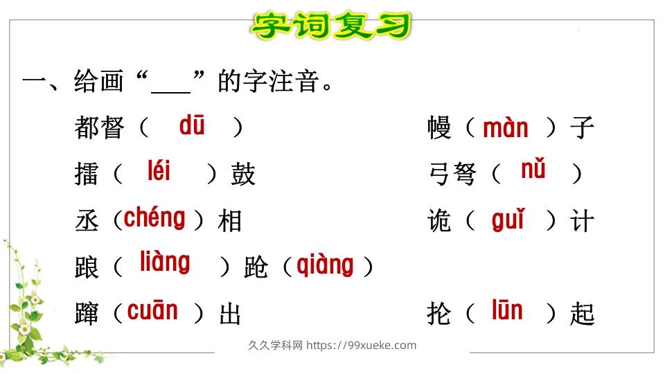 图片[2]-五年级语文下册第2单元知识点课件（部编版）-久久学科网