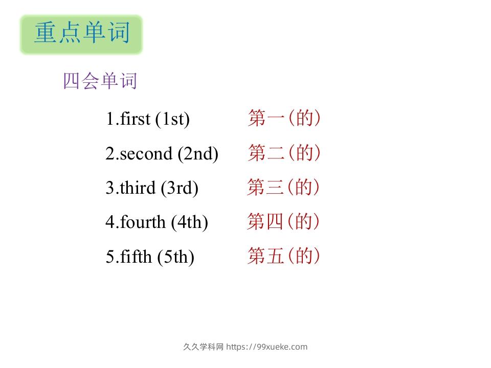 图片[2]-五年级英语下册知识清单课件-unit4∣(共10张PPT)（人教PEP版）-久久学科网