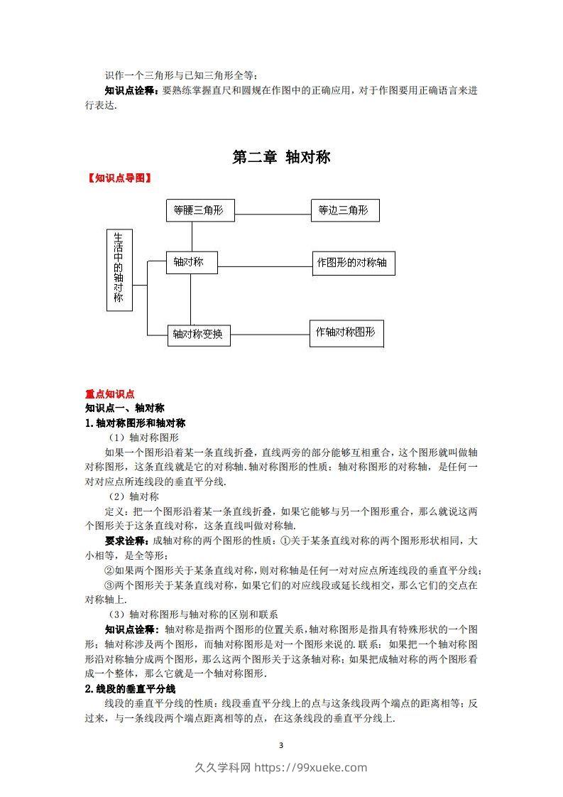 图片[3]-鲁教版数学七年级上册知识点汇总-久久学科网