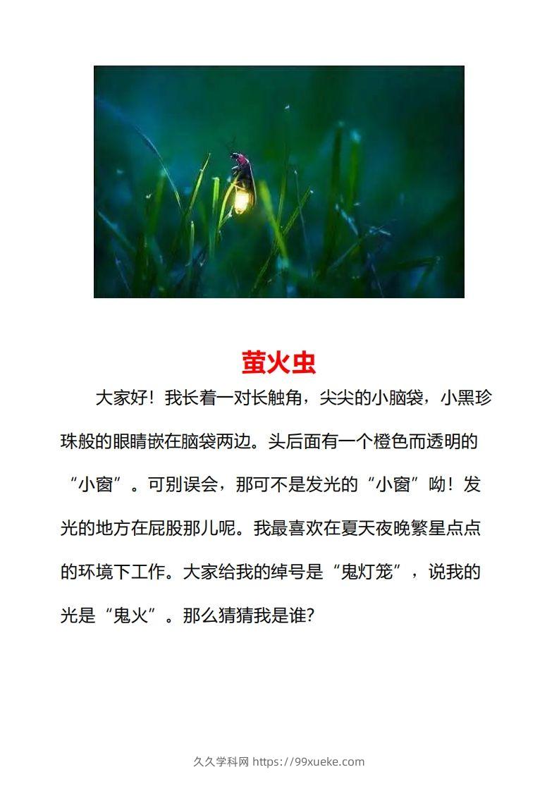 图片[3]-二年级上册语文口语交际一“有趣的动物”指导及范文-久久学科网