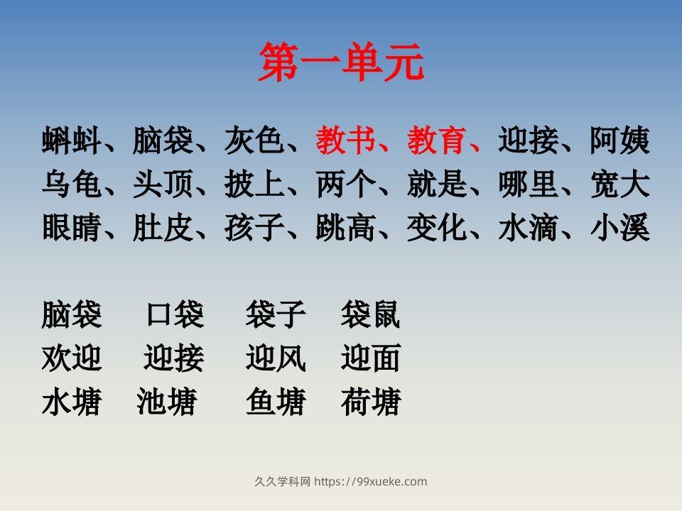 图片[2]-二上语文期末复习重点课件PPT-久久学科网