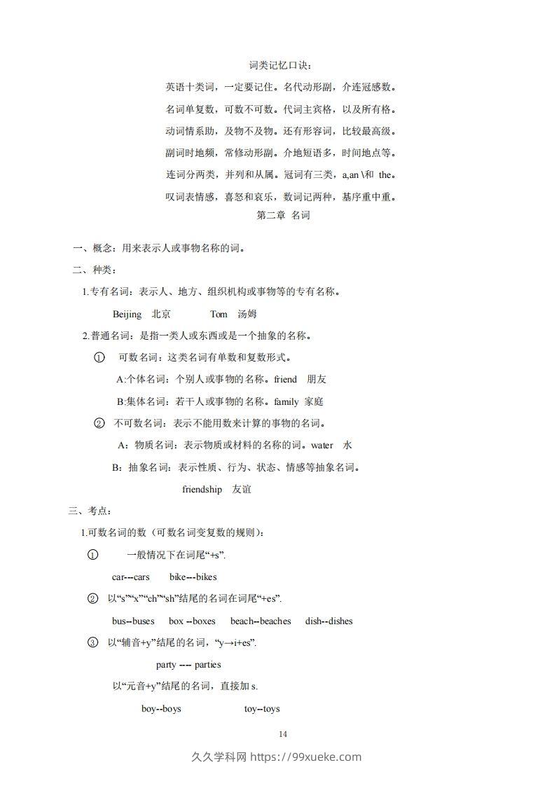 图片[2]-金牌小升初小学语法67页-久久学科网
