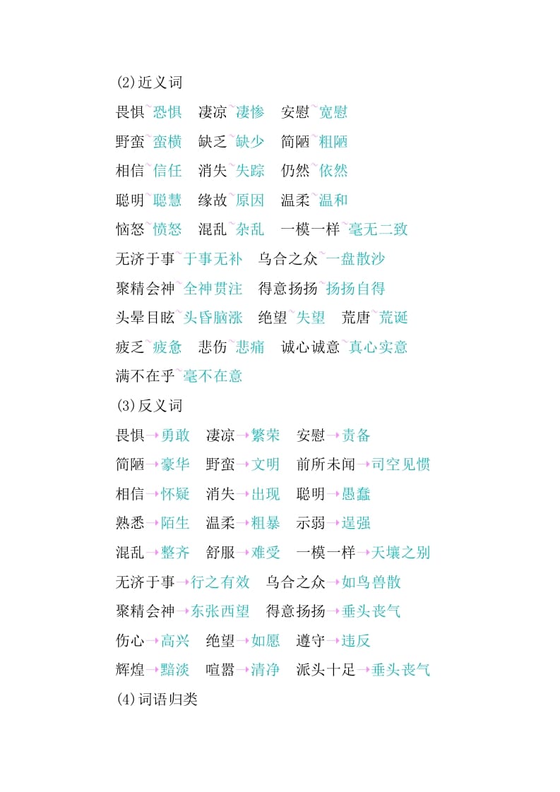 图片[2]-六年级语文下册第二单元知识小结-久久学科网