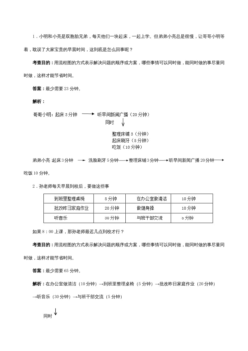 图片[3]-四年级数学上册《数学广角──优化》同步试题（人教版）-久久学科网