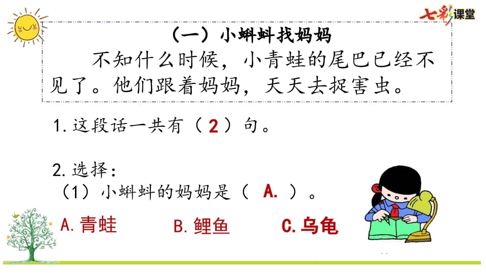 图片[3]-二年级语文上册专项7：阅读指导复习课件（部编）-久久学科网