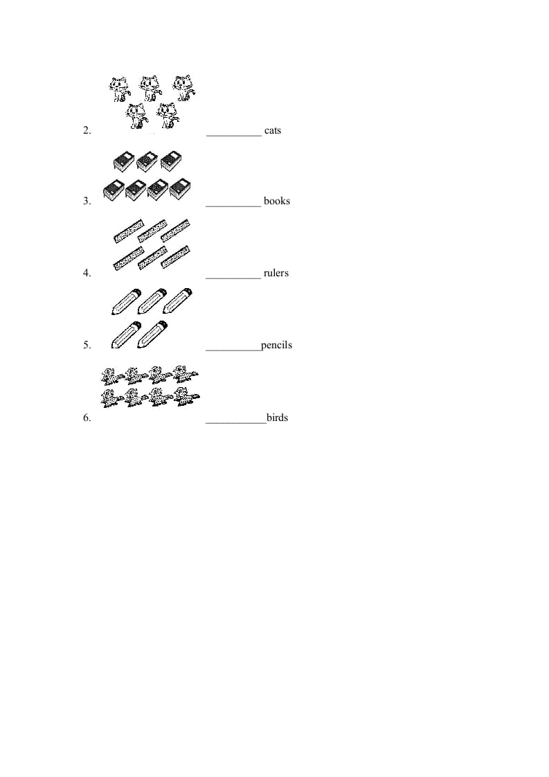 图片[2]-一年级英语上册Unit4_Lesson1课时训练（人教一起点）-久久学科网
