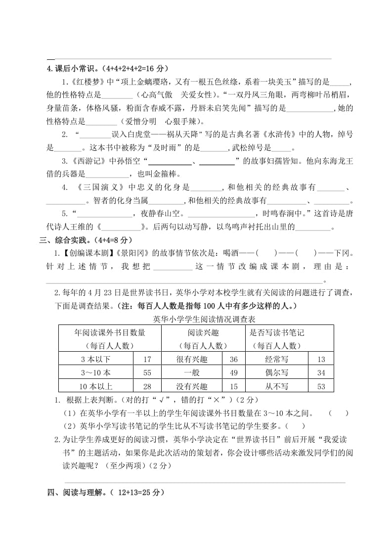 图片[2]-五年级数学下册第二单元测试卷（单元测试）-久久学科网