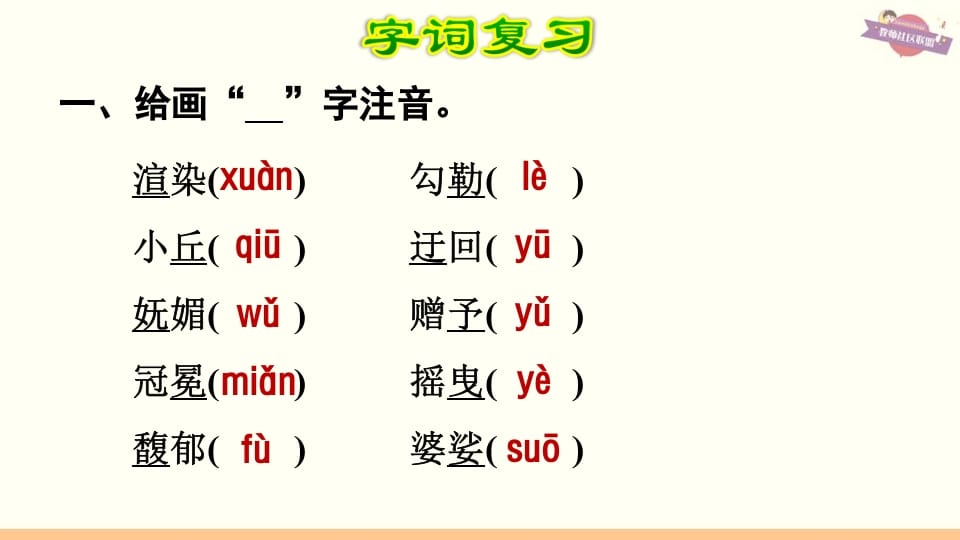 图片[2]-六年级语文上册第1单元复习（部编版）-久久学科网