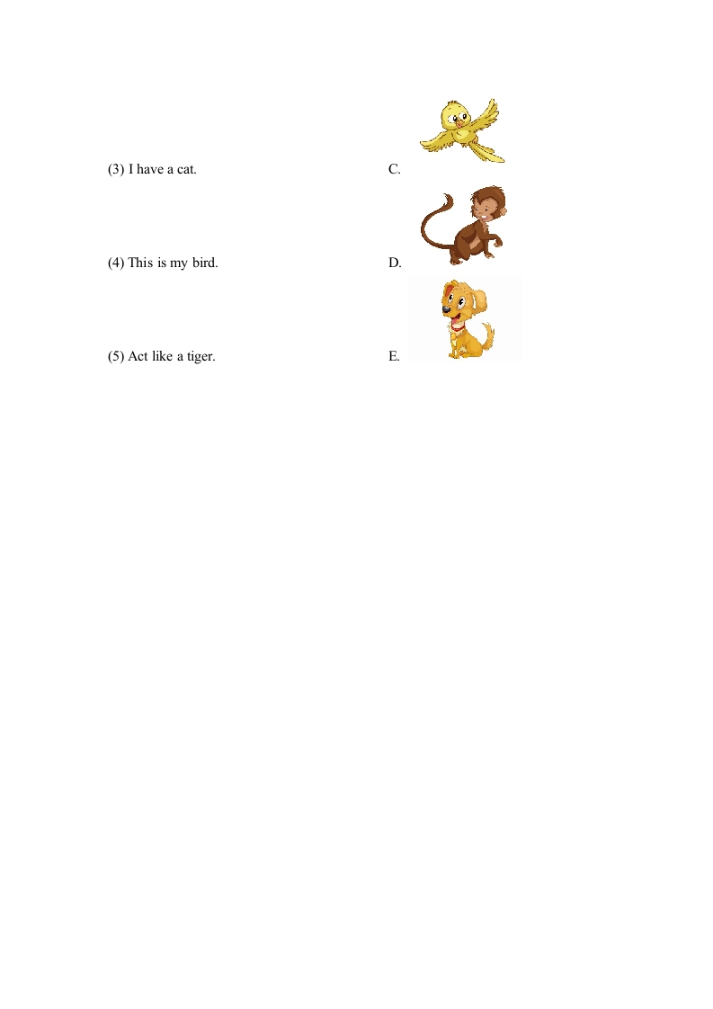 图片[3]-一年级英语上册Unit3_Lesson1课时训练（人教一起点）-久久学科网