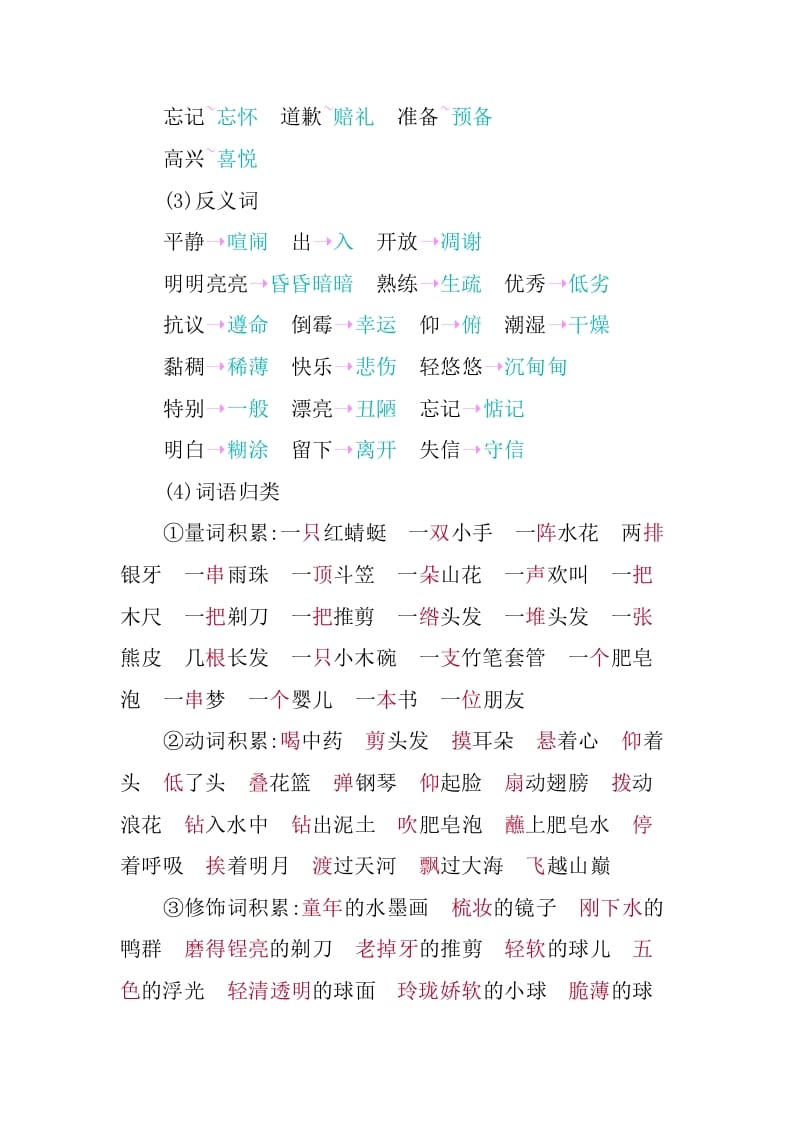 图片[3]-三年级语文下册第六单元知识小结-久久学科网